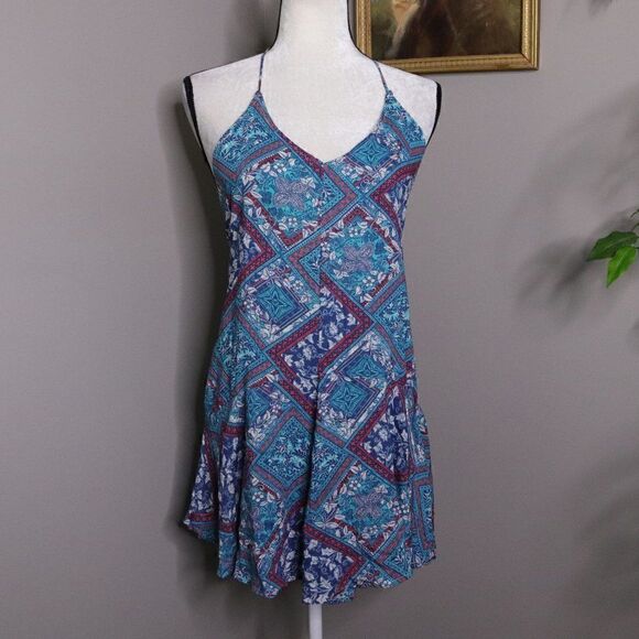 Raya Sun Strappy Boho Slip Mini Dress - Picture 3 of 10